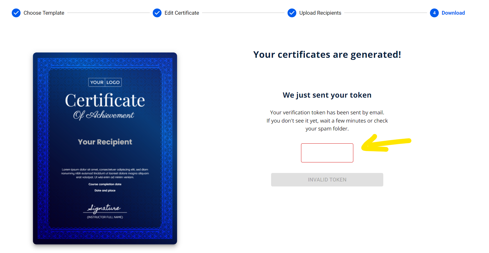 FREE Online Certificate Maker Personalize Certificates